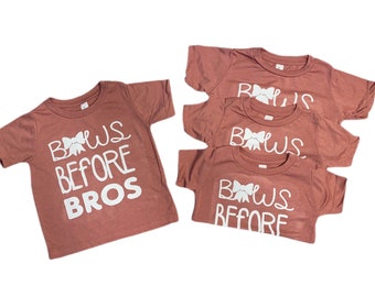 BOWS BEFORE BROS T-shirt