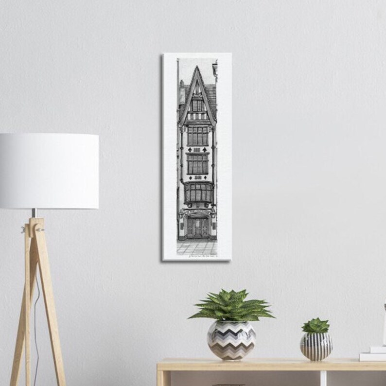 Vertical 8x24 Tall Long Narrow Wall Art Canvas Medieval Etsy Israel