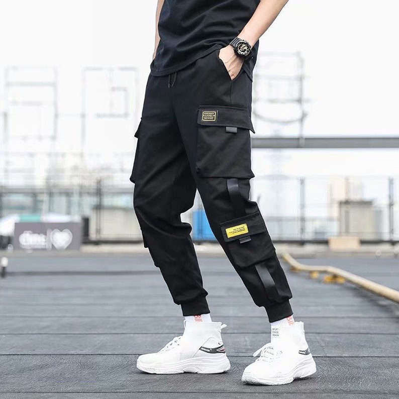 Streetstlye Side Pockets Cargo Pants // Harajuku Streetsyle - Etsy