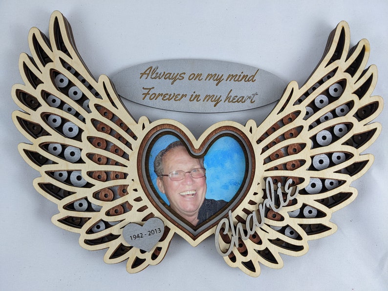 Angel Wings Memorial Plaque Personalized FREE SHIPPING Etsy