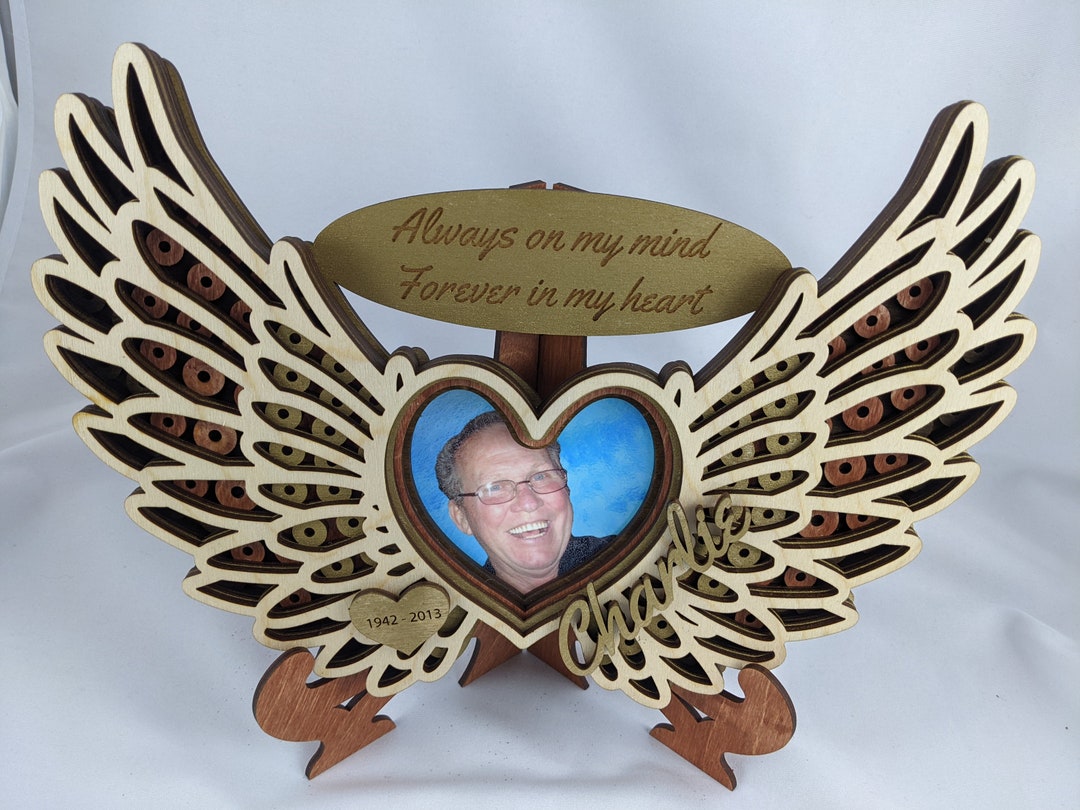 Angel Wings Memorial Plaque Personalized FREE SHIPPING Etsy