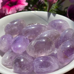 Gorgeous High Quality Large Amethyst Tumbles from Brazil, Purple Crystal, Purple Stone, Brazilian Amethyst, Natural Crystal