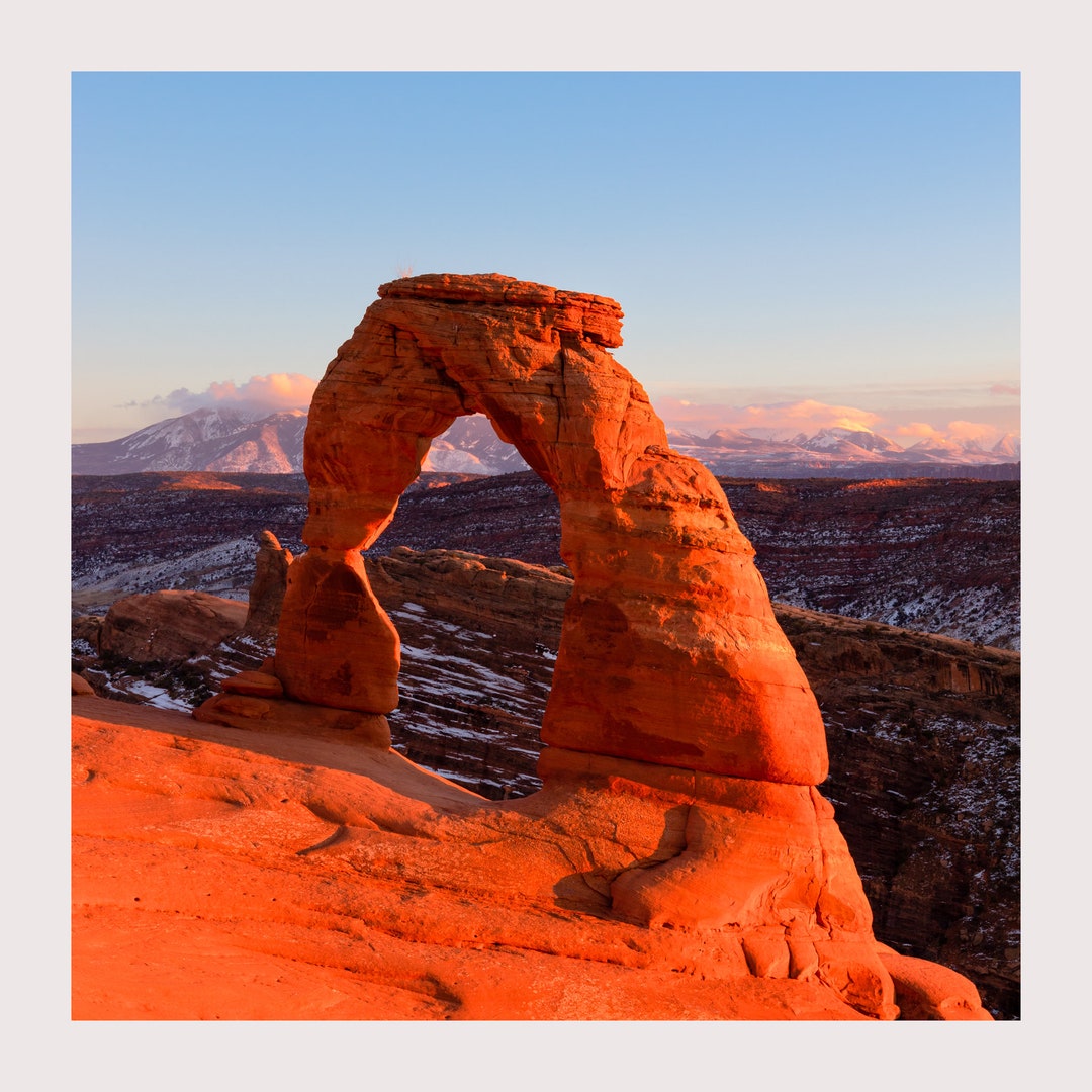 Delicate Arch, Arches National Park, Printed