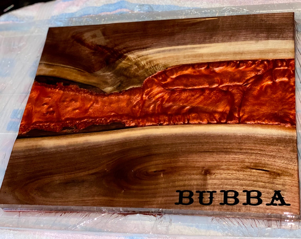 Epoxy cutting board Etsy