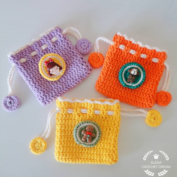 Free Crochet Pattern for The Cute Jute Circle Purse — Megmade with Love