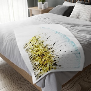 Cortical development - Velveteen Microfiber Blanket (Two-sided print)