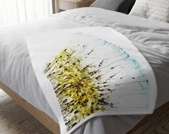 Cortical development - Velveteen Microfiber Blanket (Two-sided print)
