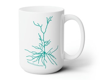 Pyramidal neuron Ceramic Mug