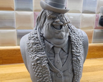 Penguin Bust, Display Sculpture
