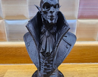 Printed Nosferatu Bust, Display Decor
