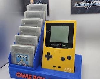 Gameboy Color Console and Protective Case Holder GBC Display Storage Rack