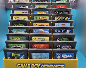 Gameboy Advance Game Storage Stand - Holds 30 GBA Games