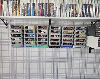 SNES Super Nintendo Display Game Stand Wall Mounted