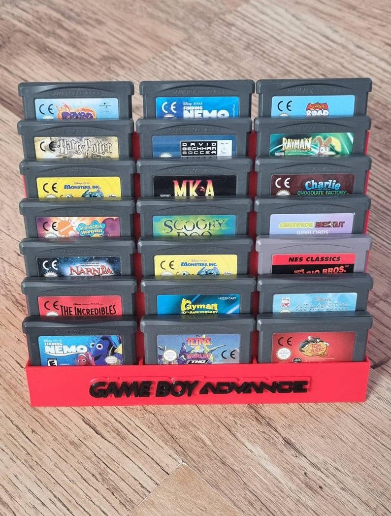 Gameboy Game Storage Game Boy Game Storage, Holds 21 Games - Etsy