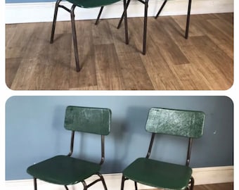 Vintage Remploy child’s stacking chairs