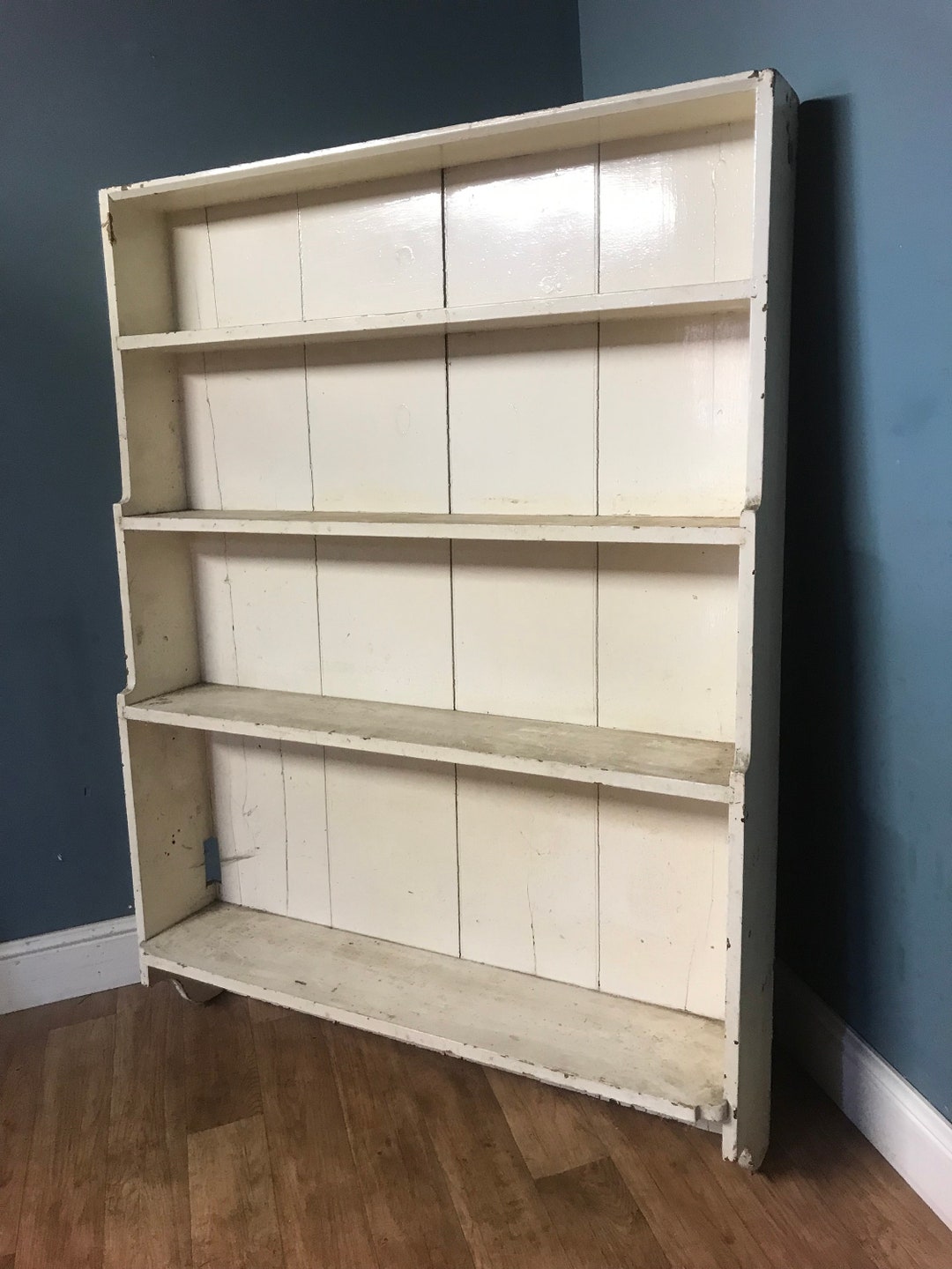 Vintage Antique Pine Shelf Etsy UK