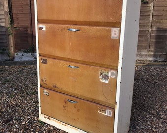 Industrial metal drawers haberdashery ?