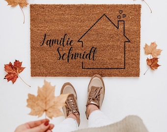 Doormat, personalized doormat, housewarming gift, personalized doormat, housewarming gift, coconut doormat, doormat