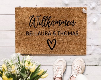 Doormat, Personalized Doormat, Housewarming Gift, Welcome to Family Doormat, Doormat Gift, Doormat