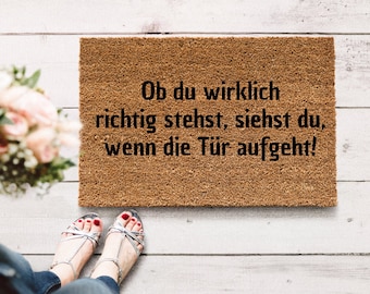 Fußmatte Lustig, Fußmatte Spruch, Türmatte Spruch, Fußmatte Kokos, Einzugsgeschenk, Wohnung Geschenk, Türmatte