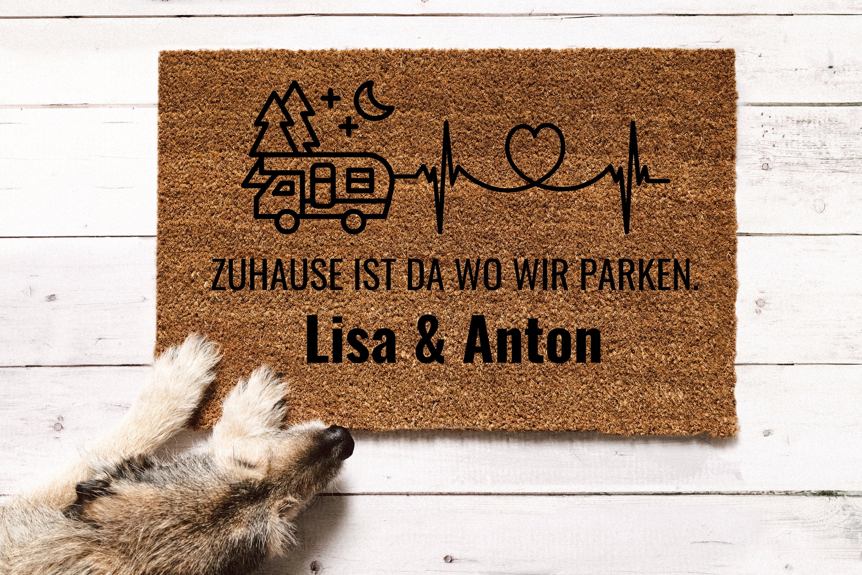 Doormat Camping, Camping, Camping Gift, Home is where we park, Doormat Motorhome, Camper