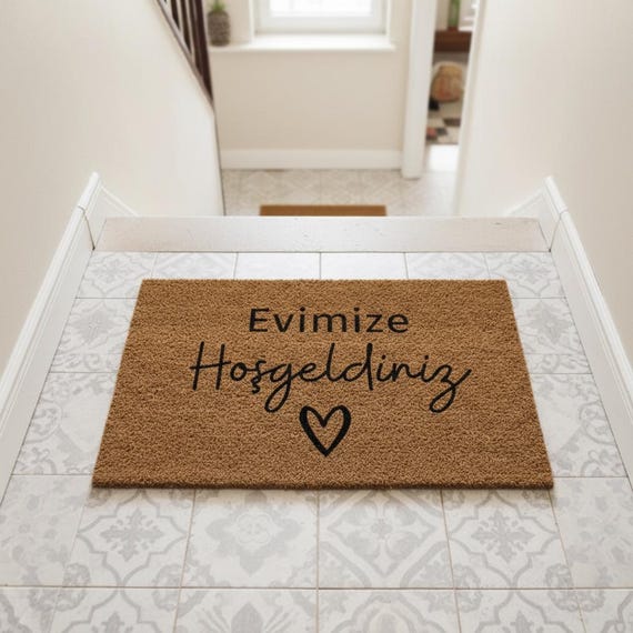 Evimize Hosgeldiniz, Hosgeldiniz, Türkisch, Fußmatte türkisch, Türkische Hochzeit, Fußmatte Hosgeldiniz, kiz evine hosgeldiniz