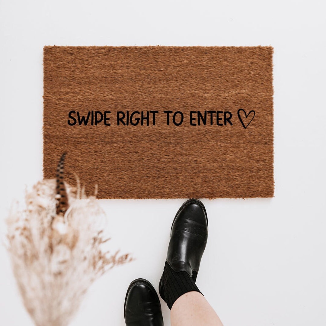 Funny Doormat, Doormat Saying, Doormat, Housewarming Gift, Shoe Scraper