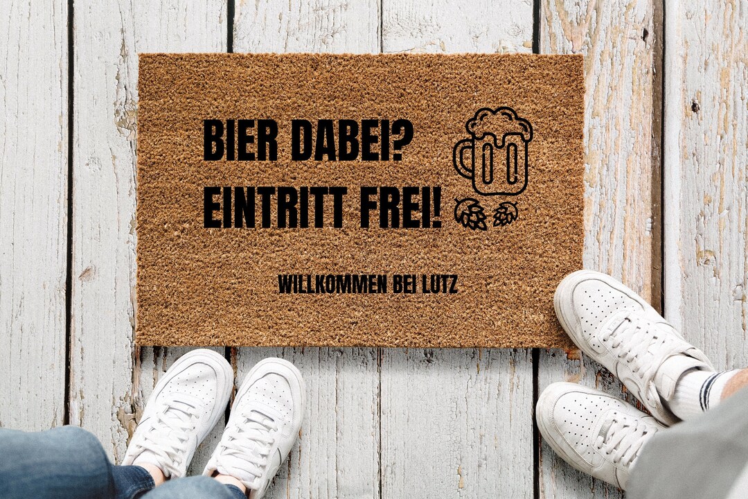 Doormat Beer, Beer Gift, Beer With Free Entry, Beer Doormat, Beer Door Mat, Men's Gifts, Gifts