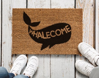 Doormat, Whalecome, Housewarming Gift, Doormat, Doormat, Housewarming Gift, Funny Doormat, Doormat