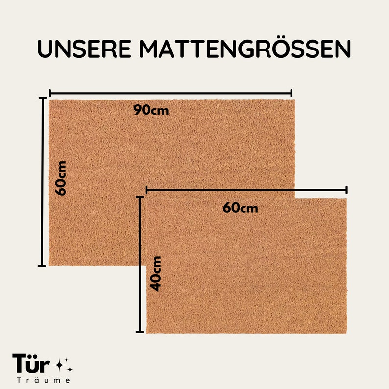 Einzugsgeschenk, Fußmatten, Fußmatte personalisiert, Einzugsgeschenk Haus, Einweihungsgeschenk, Hochzeitsgeschenk, Türmatte Bild 2