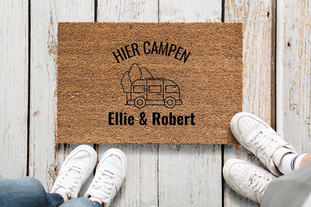 Doormat Personalized Personalized Doormat Camping Gift Etsy UK