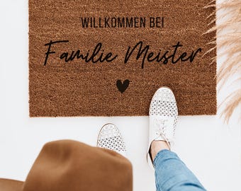 Geschenke zur Hochzeit, Fußmatte personalisiert, Geschenk Hochzeit, Türmatte, Einzugsgeschenk, Fußmatte Hochzeit