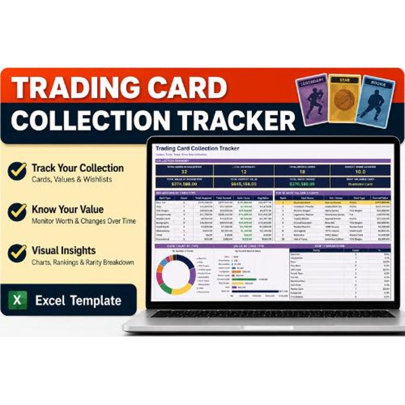Tcg Spreadsheet - Etsy