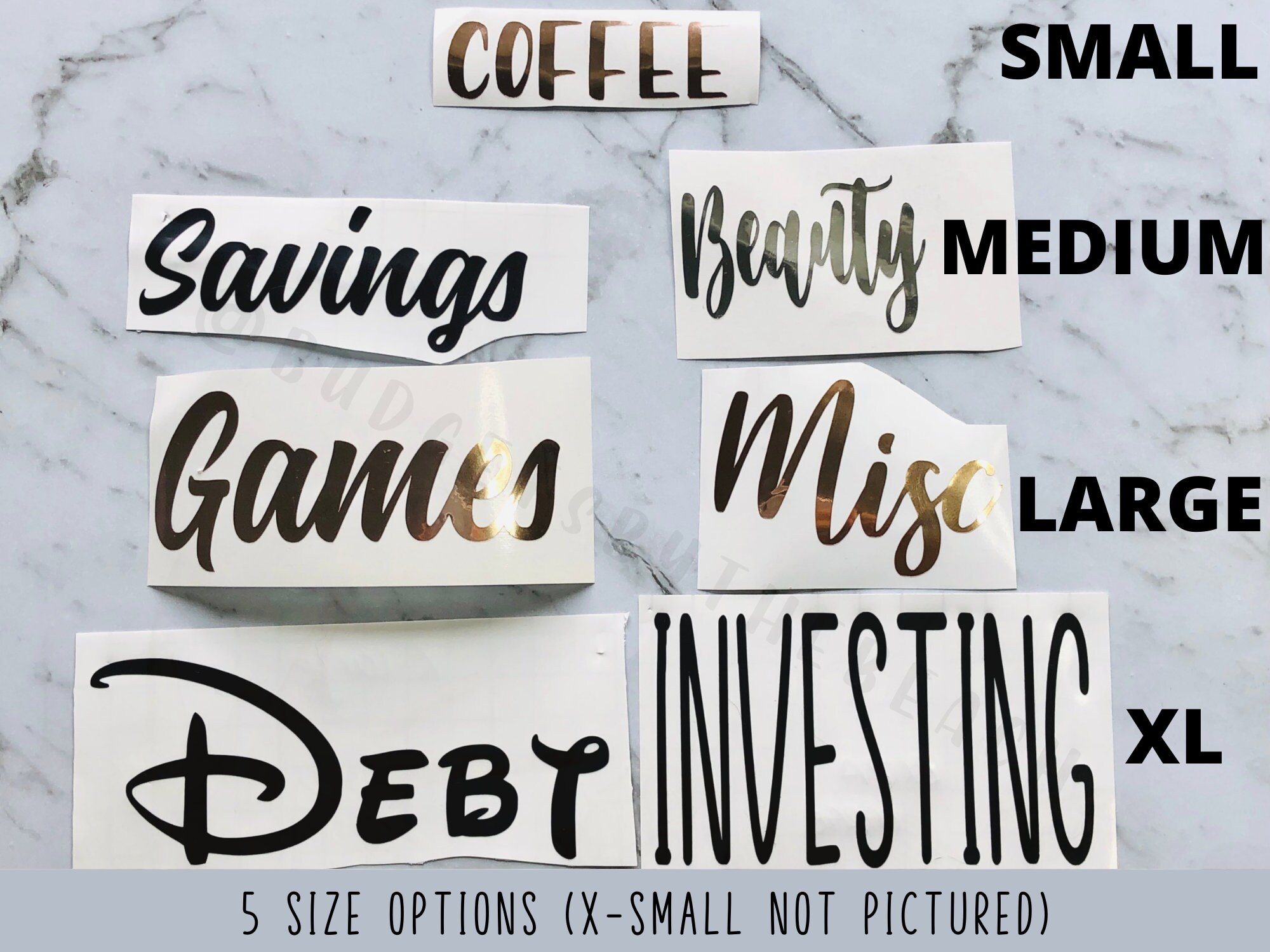 PERSONALISED VINYL LABELS Custom Labels Custom Name Decal Etsy