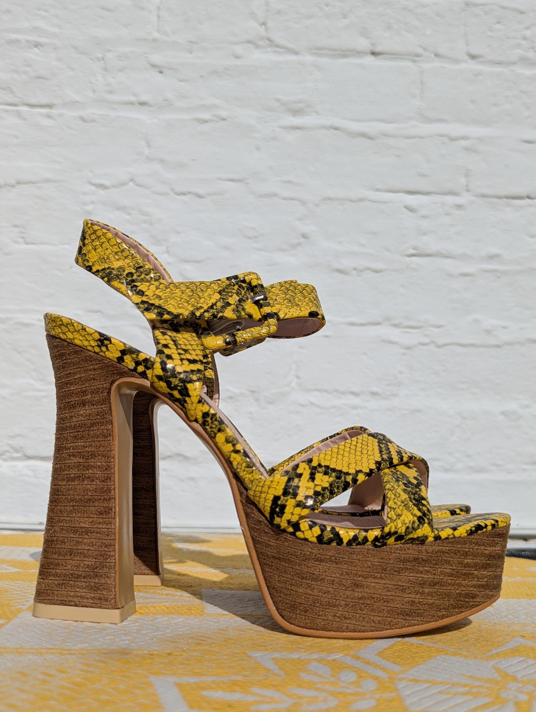 Snakeskin Platforms - Etsy display picture 2