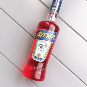 Aperol bottle fridge magnet. Aperol spritz magnet.