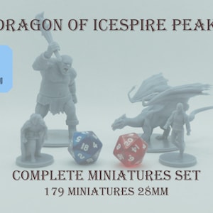 D&D Dragon of Icespire Peak Complete Miniatures Set 28 mm (179 Miniatures)