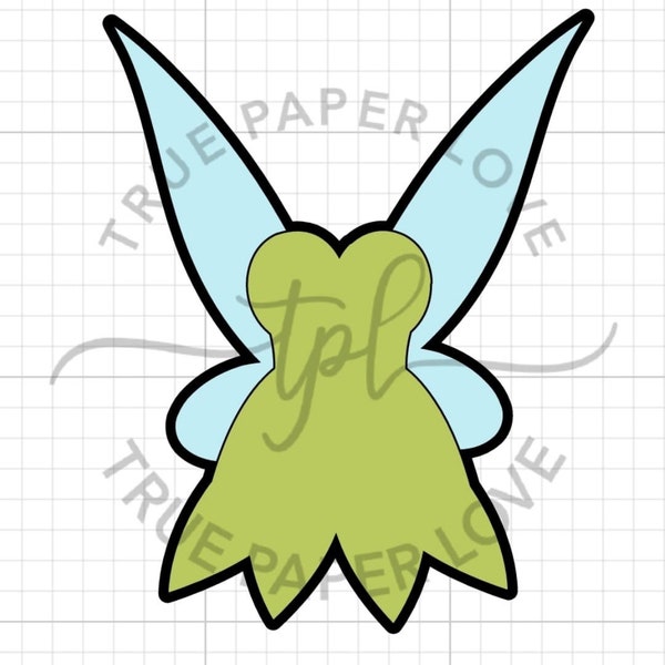 tinkerbell inspired dress svg