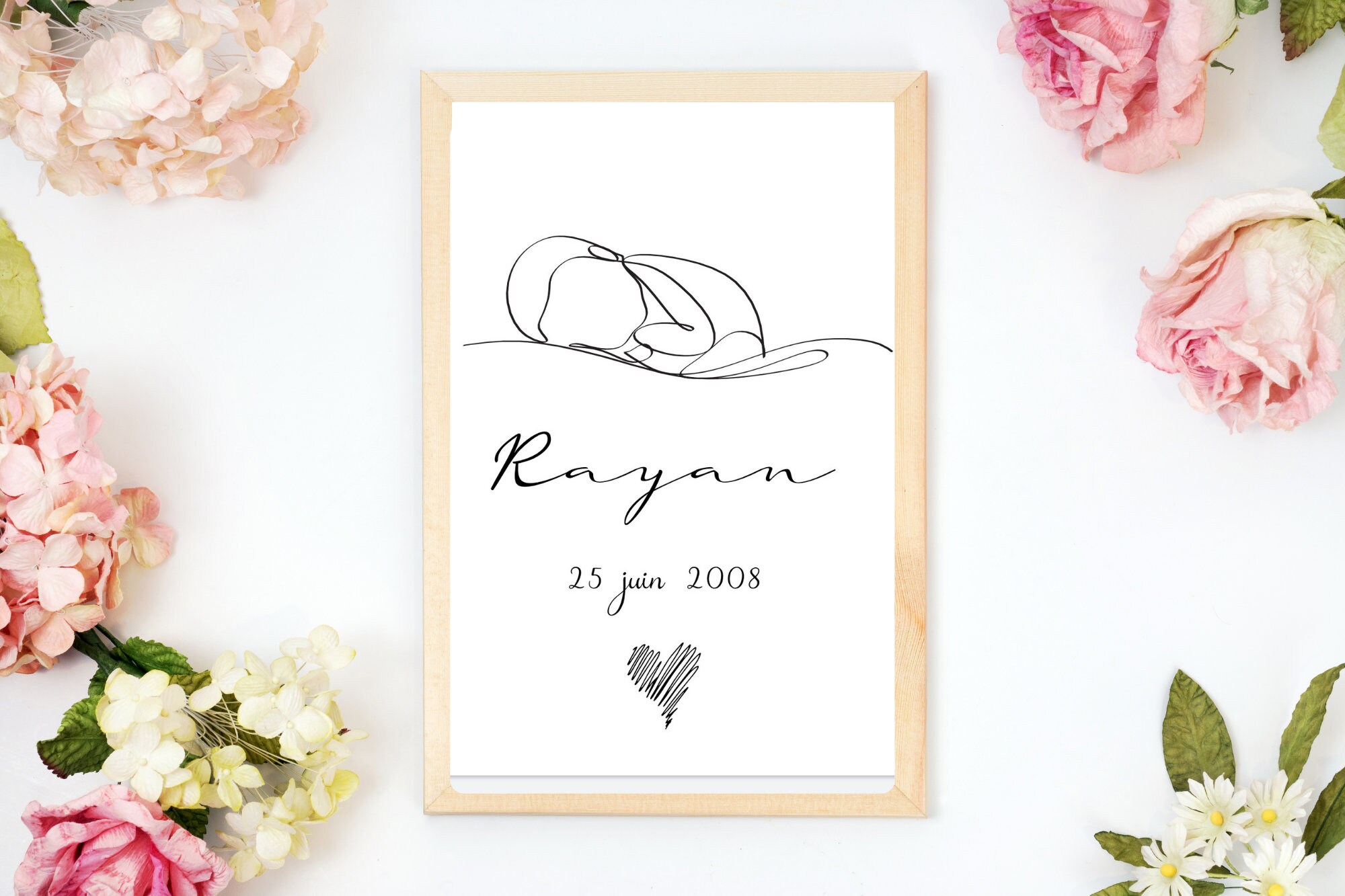 Affiche Naissance Simple