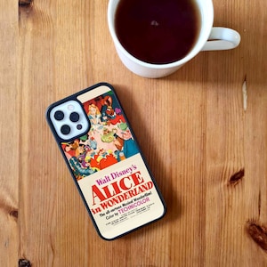 Walt Disney Alice in Wonderland  Stylish Snapback Rubber Phone Cover for iPhone & Samsung - Gift