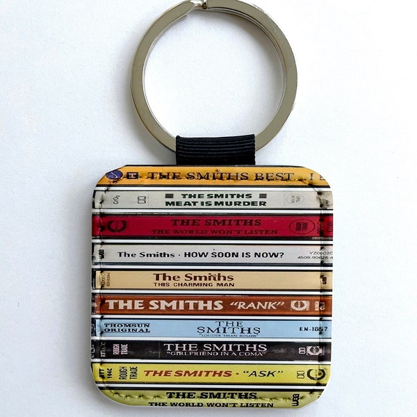 The Smiths Series Cassettes Best Charming Classic Collection Synthetic Leather Key ring tag Decor Dec