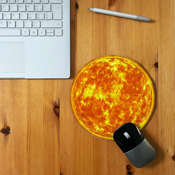 Solar Star Celestial Astronomy Patterns Outer Space For Computer PC Laptop Mouse Pad Mat Home Office Decor Novelty