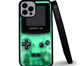 Gameboy Classic Green Console World Poster Stijlvolle rubberen snapback-telefoonhoes voor iPhone en Samsung - cadeau