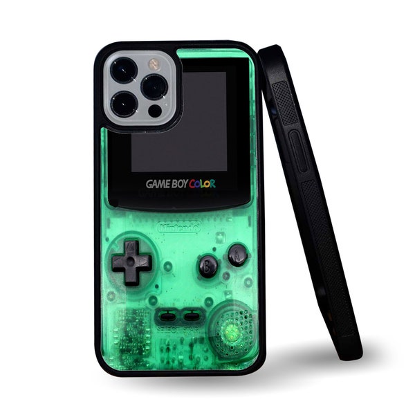 Gameboy Classic Green Console World Poster Stylish Snapback Rubber Phone Cover for iPhone & Samsung - Gift