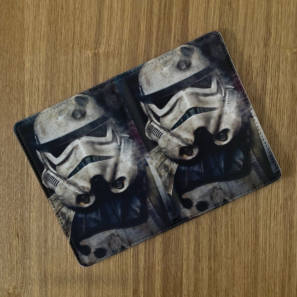 Storm Trooper Soldier Darth Vadar Loyal Servant Travel essential passport holder cover and luggage tag