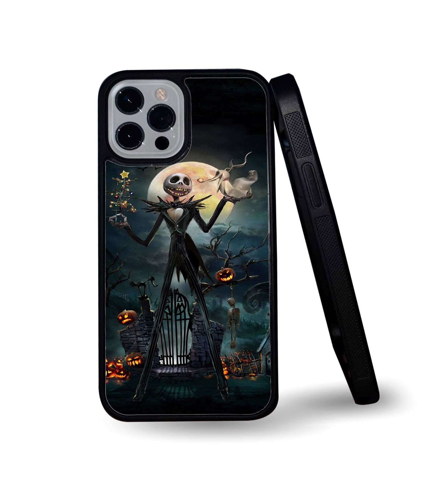 Discover Nightmare Before Christmas Wallpaper Disney Stylish Snapback Rubber iPhone Case
