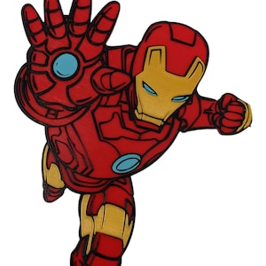 Art mural imprimé en 3D Ironman