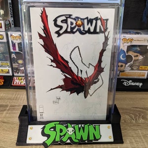Spawn Comic Book Stand Wall Mountable LED Friendly Fits CGC - Etsy