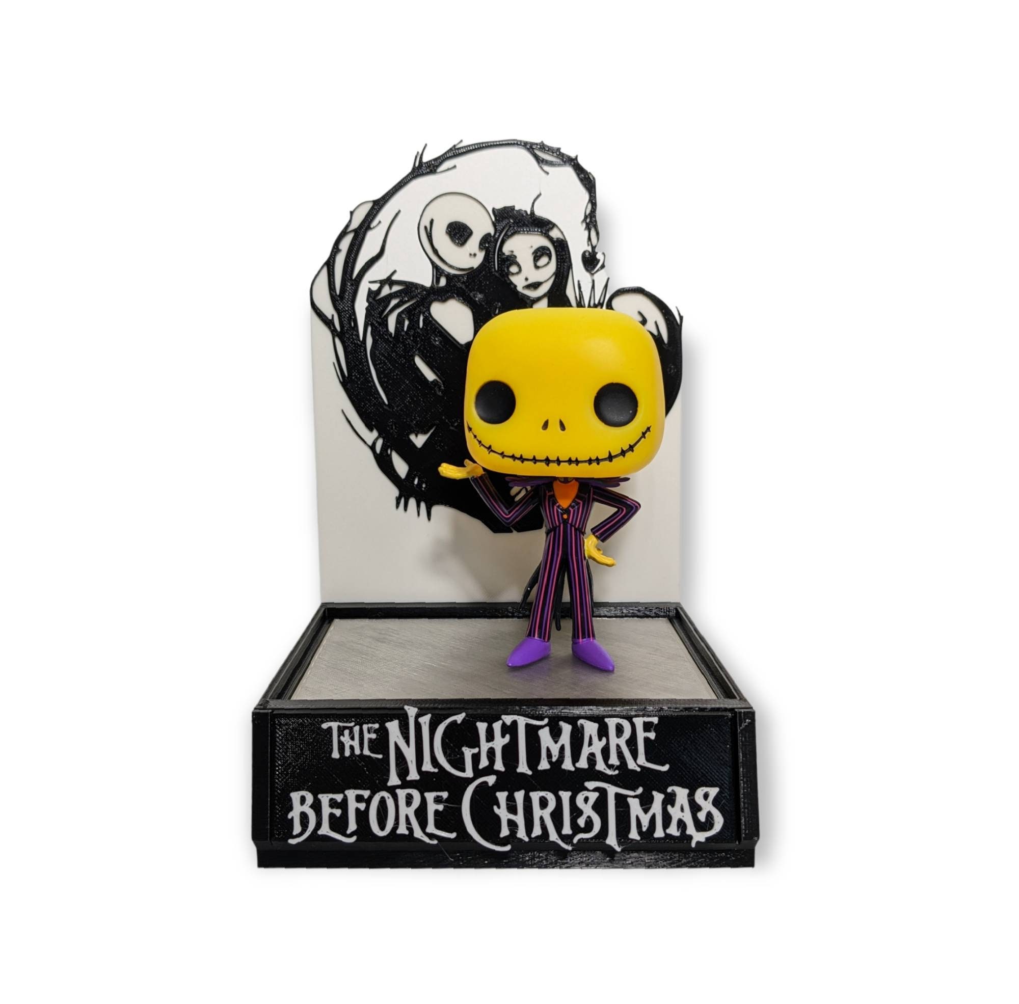 Nightmare Before Christmas Funko pop Toy Stands with lighted floors and wall mounts