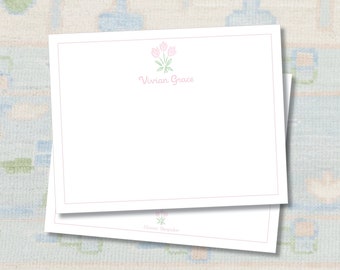 Personalized Stationery / Girls Stationery Set / Personalized Thank You Cards / Personalized Stationary / A Note From  / Thank you Notes